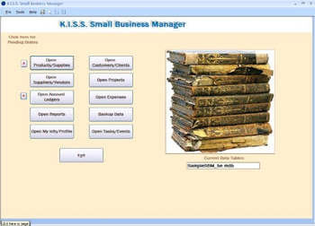 K.I.S.S. Small Business Manager screenshot