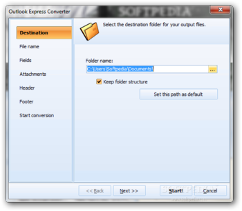 Kite Outlook Express Converter screenshot 2