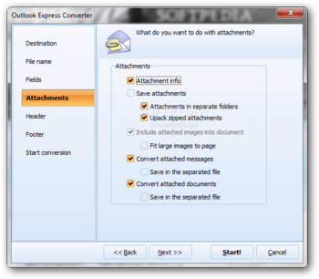 Kite Outlook Express Converter screenshot 5