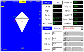 KiteModeler screenshot