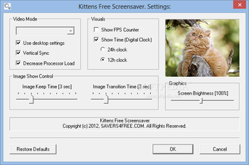 Kittens Free Screensaver screenshot 2