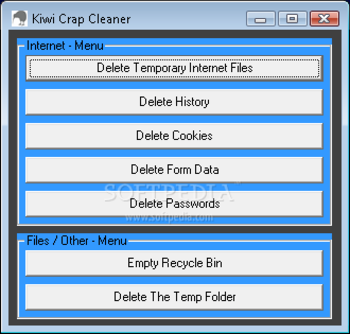 Kiwi Crap Cleaner screenshot