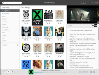 Kiwi Music Player screenshot