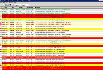 Kiwi Syslog Server screenshot 5