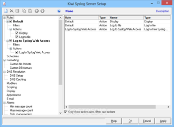 Kiwi Syslog Server screenshot 6