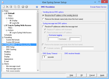 Kiwi Syslog Server screenshot 7