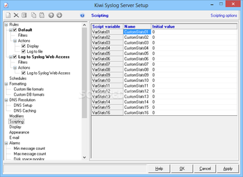 Kiwi Syslog Server screenshot 9