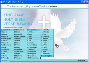KJV Holy Bible Memory Scriptures screenshot