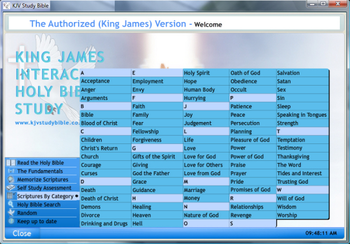 KJV Study Bible Gold Edition screenshot