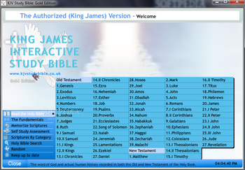 KJV Study Bible Gold Edition screenshot