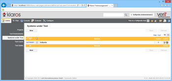 Klaros-Testmanagement screenshot 3