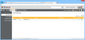 Klaros-Testmanagement screenshot 6