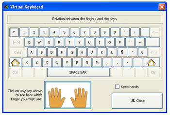 Klavaro screenshot 2