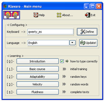 Klavaro Touch Typing Tutor screenshot 2