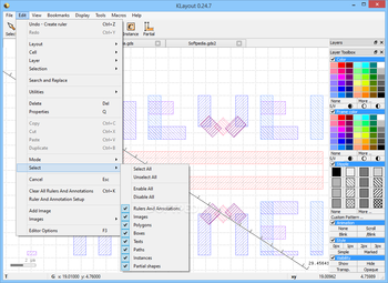 KLayout screenshot 3