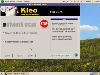 Kleo Bare Metal Backups screenshot 5