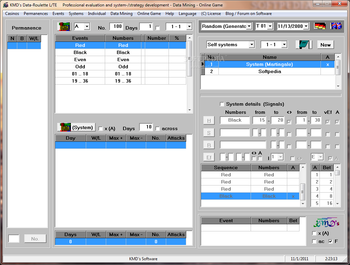 KMD's Data-Roulette L/TE screenshot