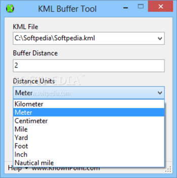 KML Buffer Tool screenshot 2