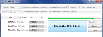KMLGenerator screenshot 2
