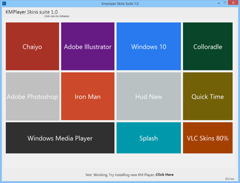 KMPlayer Skins suite screenshot
