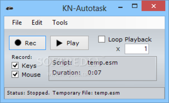 KN-Autotask (formerly eMouse) screenshot