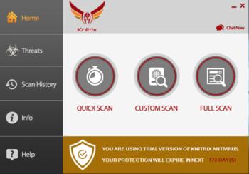 Knitrix Antivirus screenshot