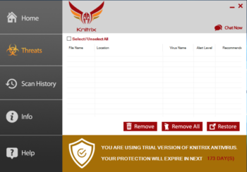 Knitrix Antivirus screenshot 4