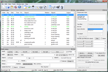 Knobjex Information Manager screenshot