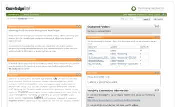 KnowledgeTree Document Management System screenshot