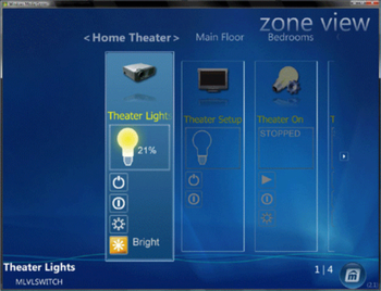 KNX support for mControl screenshot