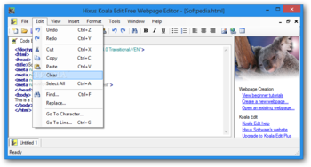 Koala Edit Free Webpage Editor screenshot 3