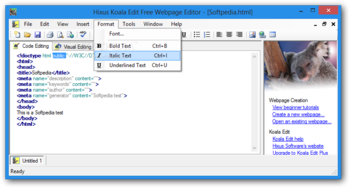 Koala Edit Free Webpage Editor screenshot 6