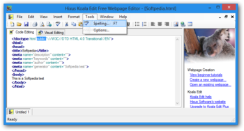 Koala Edit Free Webpage Editor screenshot 7