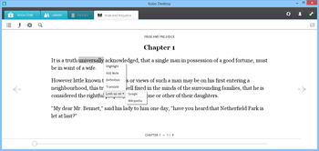 Kobo Desktop Edition (formerly Kobo) screenshot 7