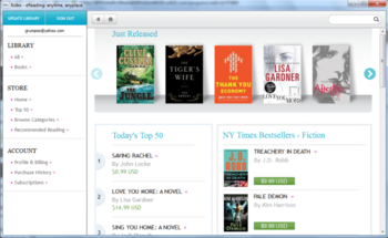 Kobo Desktop screenshot