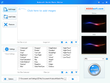 Kodosoft Batch Photo Editor screenshot