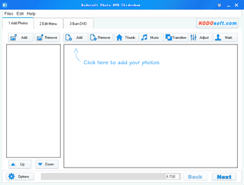 Kodosoft Photo DVD Slideshow screenshot