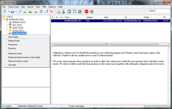 Koma-Mail screenshot