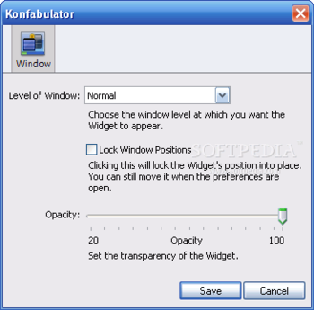 Konfabulator screenshot 2