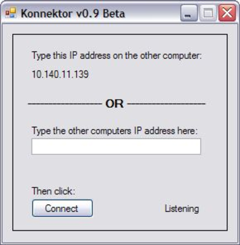 Konnektor screenshot