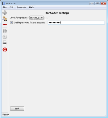 Kontakter screenshot 2