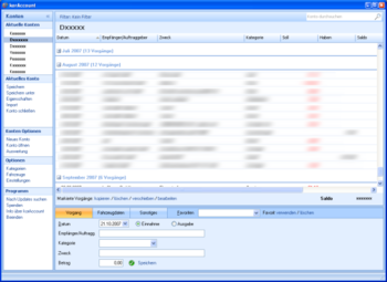 korAccount screenshot