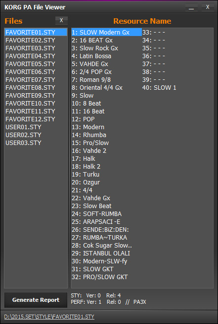 korg pa manager serial