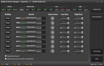 KORG PA Manager screenshot 2