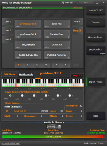 KORG PA Manager screenshot 5