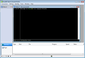 KoroIRC screenshot 3