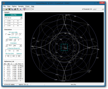 Kossel / Kikuchi screenshot