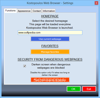 Kostopoulos Web Browser screenshot 3