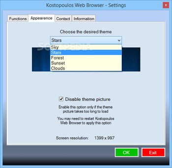 Kostopoulos Web Browser screenshot 4