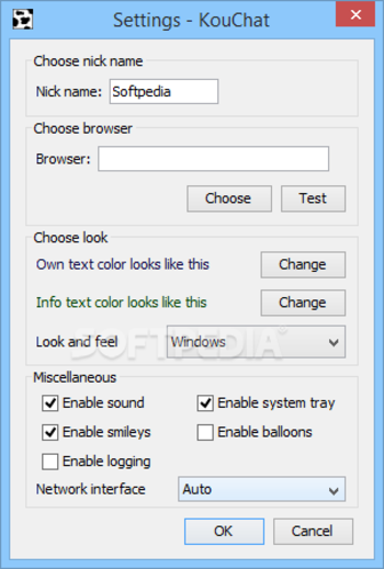 KouChat screenshot 2